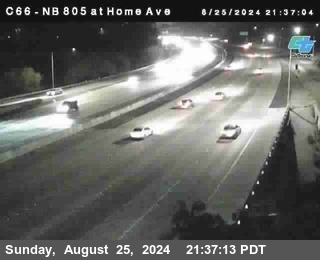 NB 805 at Home Ave (On Ramp)