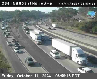 NB 805 at Home Ave (On Ramp)