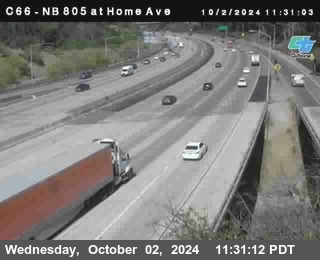 NB 805 at Home Ave (On Ramp)