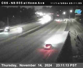 NB 805 at Home Ave (On Ramp)