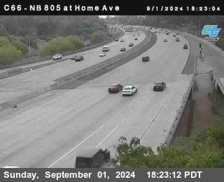 NB 805 at Home Ave (On Ramp)