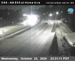 NB 805 at Home Ave (On Ramp)