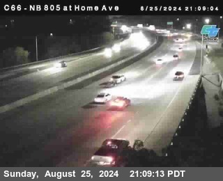 NB 805 at Home Ave (On Ramp)