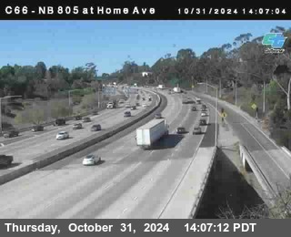 NB 805 at Home Ave (On Ramp)