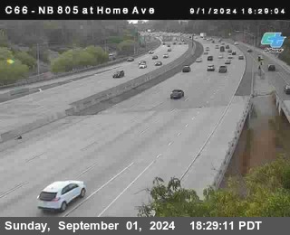 NB 805 at Home Ave (On Ramp)