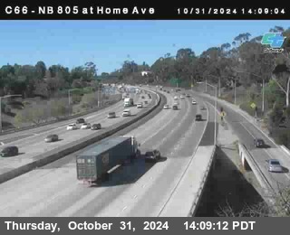 NB 805 at Home Ave (On Ramp)