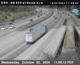 NB 805 at Home Ave (On Ramp)