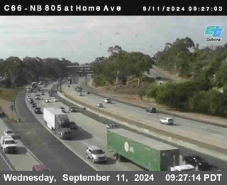 NB 805 at Home Ave (On Ramp)