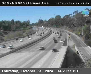 NB 805 at Home Ave (On Ramp)