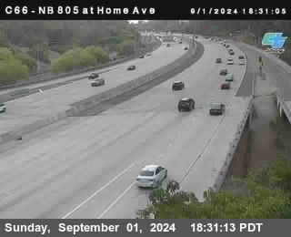 NB 805 at Home Ave (On Ramp)