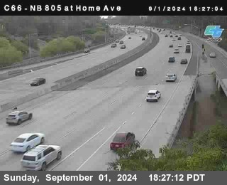 NB 805 at Home Ave (On Ramp)