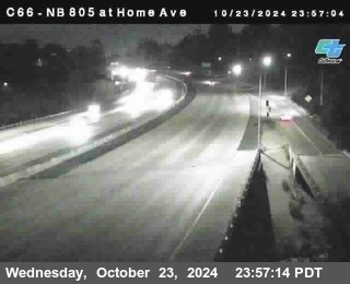 NB 805 at Home Ave (On Ramp)