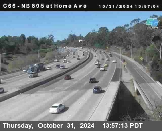 NB 805 at Home Ave (On Ramp)