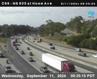 NB 805 at Home Ave (On Ramp)