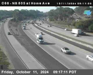 NB 805 at Home Ave (On Ramp)