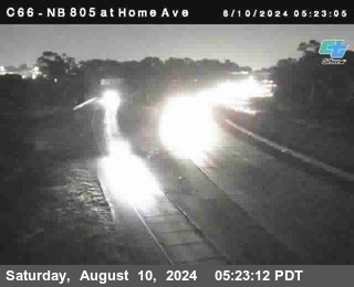 NB 805 at Home Ave (On Ramp)