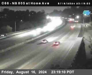 NB 805 at Home Ave (On Ramp)