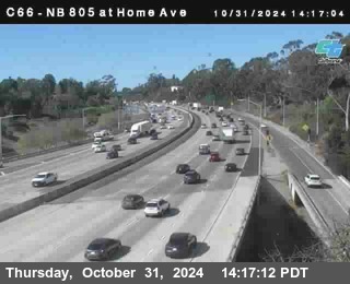 NB 805 at Home Ave (On Ramp)