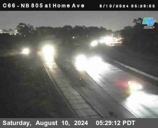 NB 805 at Home Ave (On Ramp)