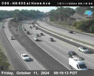 NB 805 at Home Ave (On Ramp)