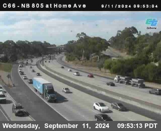 NB 805 at Home Ave (On Ramp)