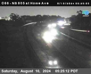 NB 805 at Home Ave (On Ramp)