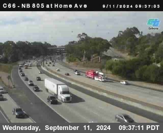 NB 805 at Home Ave (On Ramp)