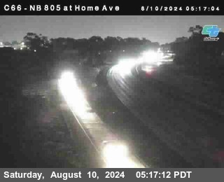 NB 805 at Home Ave (On Ramp)