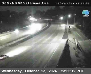 NB 805 at Home Ave (On Ramp)