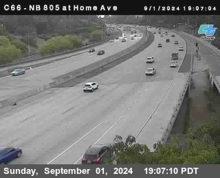 NB 805 at Home Ave (On Ramp)