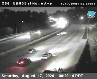 NB 805 at Home Ave (On Ramp)