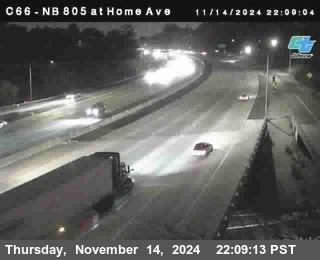 NB 805 at Home Ave (On Ramp)