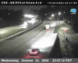 NB 805 at Home Ave (On Ramp)