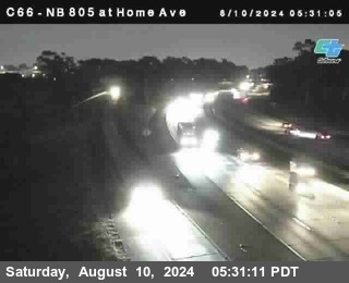 NB 805 at Home Ave (On Ramp)