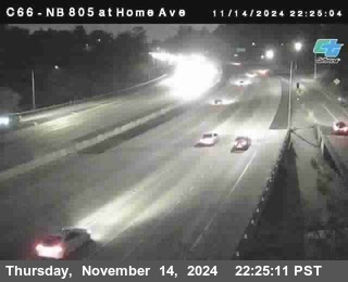 NB 805 at Home Ave (On Ramp)