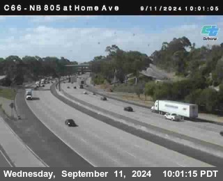 NB 805 at Home Ave (On Ramp)