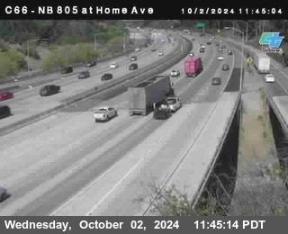 NB 805 at Home Ave (On Ramp)