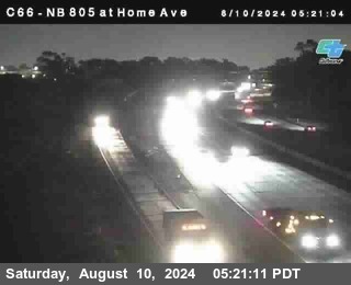 NB 805 at Home Ave (On Ramp)