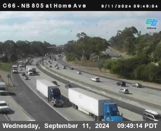 NB 805 at Home Ave (On Ramp)