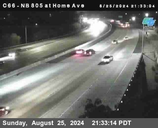 NB 805 at Home Ave (On Ramp)