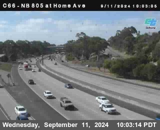 NB 805 at Home Ave (On Ramp)