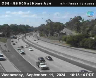 NB 805 at Home Ave (On Ramp)