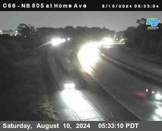 NB 805 at Home Ave (On Ramp)