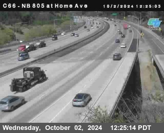 NB 805 at Home Ave (On Ramp)