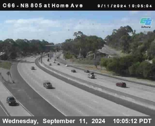 NB 805 at Home Ave (On Ramp)