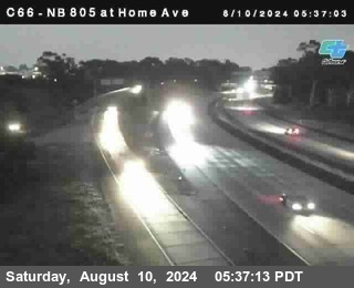 NB 805 at Home Ave (On Ramp)