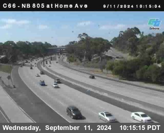 NB 805 at Home Ave (On Ramp)