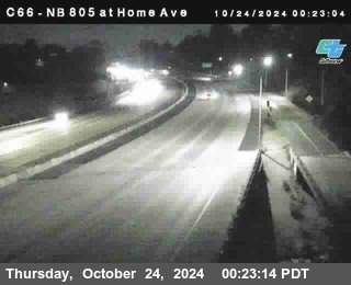 NB 805 at Home Ave (On Ramp)