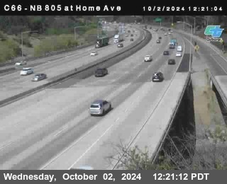 NB 805 at Home Ave (On Ramp)