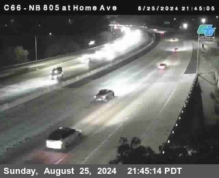 NB 805 at Home Ave (On Ramp)